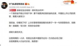 叶飞爆料官方消息新闻,官方消息揭露行业内幕